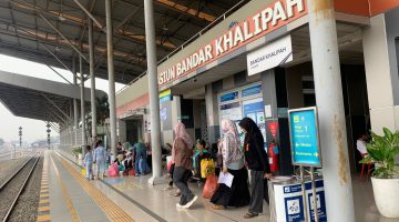 Semakin Diminati, Stasiun Bandar Khalipah Hubungkan Kereta Api Bandara hingga Bus Listrik