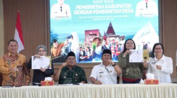 Pemkab Dairi Gelar Rapat Kerja Bersama Pemerintah Desa Se-Dairi, *Refleksi Setahun Kepemimpinan Bupati*